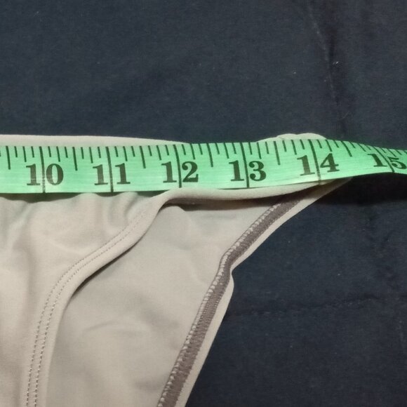 VINTAGE REAR LOGO "BODS" GRAY SWIM BRIEF, ASIAN SIZE "XL" US "32" (Pre-Owned) - Picture 9 of 9